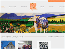 Tablet Screenshot of mccainartgallery.com